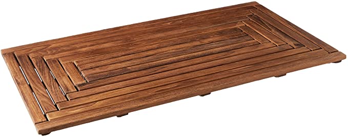 Bare Decor Giza Shower Mat in Solid Teak Wood