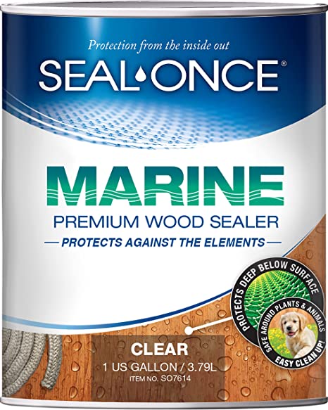 Seal-Once Marine Penetrating Wood Sealer, Waterproofer, and Stain Seal-Once Marine Penetrating Wood Sealer, Waterproofer, and Stain