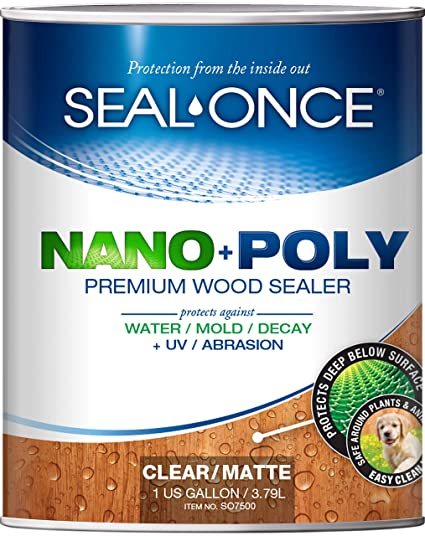 Seal-Once Nano+Poly Penetrating Wood Sealer with Polyurethane
