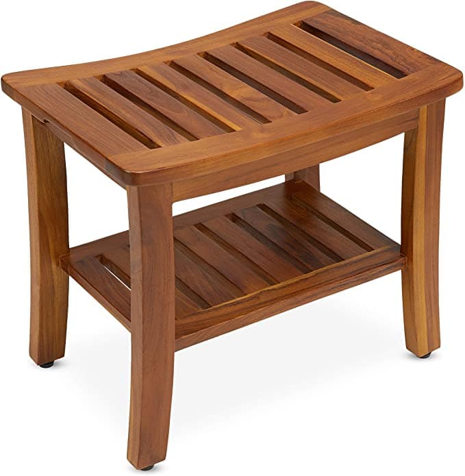 TeakCraft The Hermod Teak Shower Bench
