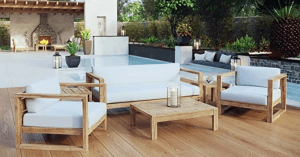 best teak outdoor sectional featured image