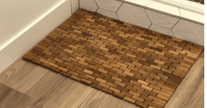 best teak shower mat featured image
